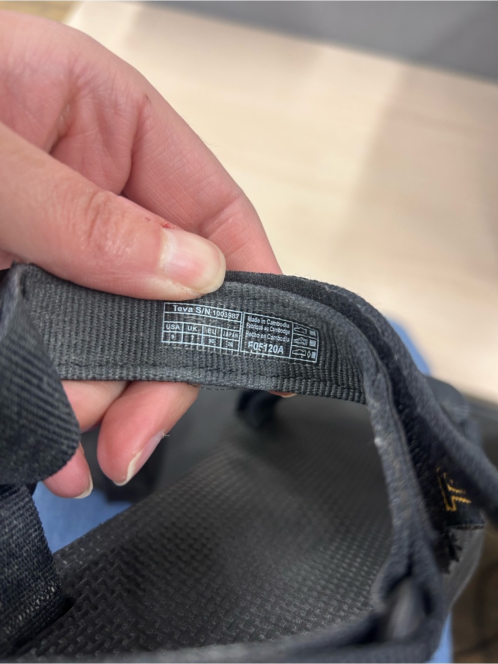 Black Women's Teva Sandals - Picture 7 of 7